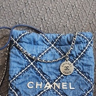 Chanel 22 Denim mini Bag
