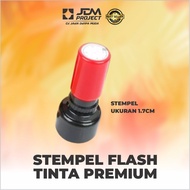 JDM Project - 1.7 CM Round Flash Stamp, Small paid stamp for/vocer voucher, online shop stampel, sta