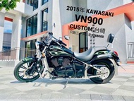 2015年 Kawasaki Vulcan VN900 Custom 台崎 只跑三千多公里 可分期 免頭款 歡迎車換車 嬉皮 美式