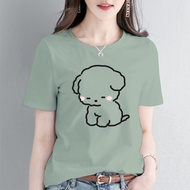 T-shirt short-sleevedWanita A183 combed cotton