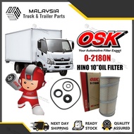 OSK O-2180N HINO 10" EP100 OIL FILTER (15607-1580)