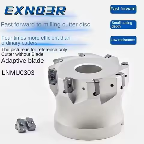 EXN03R fast feed milling cutter disc large cutting depth installation LNMU0303ZER milling cutter bla