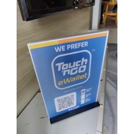 Acrylic Display Stand QR Code Stand Holder menu stand A4 A5 A6 Double Layer Acrylic Display Stand Si