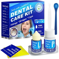 Tooth Repair Kit, Zinc Oxide Eugenol Cement Dental Care Kit, Temporary Teeth Replacement Kit for Bro