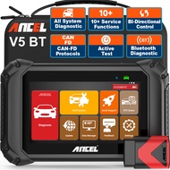 ANCEL V5 BT OBD2 เครื่องสแกนรถยนต์ เครื่องมือวินิจฉัยระบบเต็มรูปแบบ BI-directional การทดสอบแบบแอคทีฟ