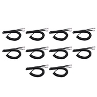 [PIA Store] Selected10X 8Pin Microphone Cable Cord for Mobile Radio Speaker Mic HM-98 HM-133 HM-133V