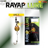 Stars Fishing Rayap Lure Umpan Micro Casting Wader Hunter Microfishing Nila Red Devil Cichlid Betik