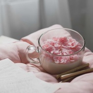 漂浮河津櫻花 • 茶杯蠟燭