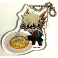 My Hero Academia FOOD Pasta Acrylic Keychain Strap Katsuki Bakugo MHA Japan