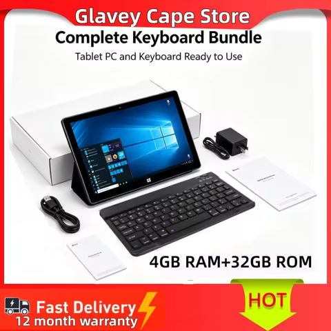 10.1" Windows 10 Pro Mlt10w Tablet PC 64 Bit N4000 CPU 4GB DDR RAM 32GB ROM WiFi 1280 X 800 IPS G+P