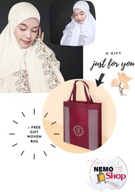 🔥PROMOSI🔥Telekung Siti Khatijah Melati-FREE BAG+FREE GIFT(ETA:2024-3-31)