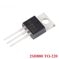 10pcs/5pc 2SD880 KSD880Y TO-220 D880 KSD880-Y KSD880Y TO220 3A 60V NPN Silicon Power Transistor Trio