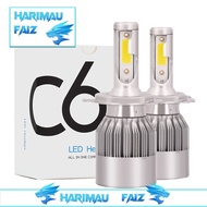 C6  Headlight COD LED H1 H3 H4 H7 H11 9005 9006 Fog Light Bulb Fog Lamp H7 2pcs