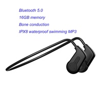 003 Bluetooth Headset IPX8 Waterproof Swimming Music Player Wireless Bone Conduction Headphones 16G MP3 Player Sports Earphones