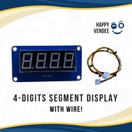 Happy Vendee 4 Digits 7 Segment Display with Wire