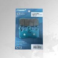 < YS Yongxin > FRANDO Green Leather CT3 BM05 Dupont Carbon Fiber Super Alloy Pad Brake AK550 BREMBO 