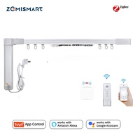 Zemismart Smart Auto Curtain System Tuya Zigbee Electric Mute Curtains Motor Tuya/SmartLife Control