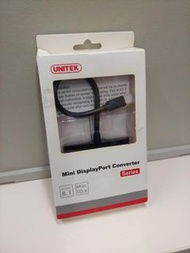 Unitek Mini DP 轉 HDMI + VGA Converter 轉換頭 (Mini Display Port Y-6328BK)