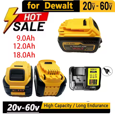 Suitable for Dewei DCB200 battery, compatible with existing 20/60V battery model: DCB606 DCB609 DCB2