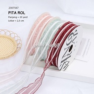 Ribbon Roll Flower Bouquet Ribbon Gift Ribbon Flower Bouquet Ribbon Roll 18 METERS (2307567)