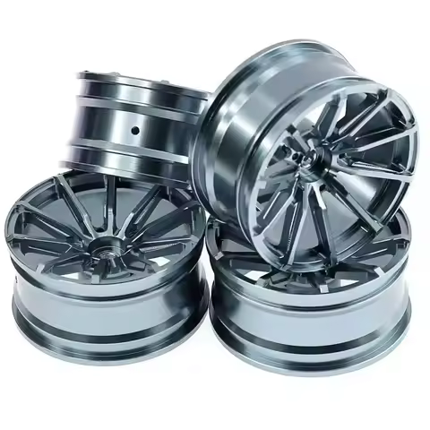 4 pcs 1 Set Aluminum Alloy Metal Whee Rim Fit HPI HSP RC model 1:10 On-Road Racing Car for HSP94123/