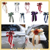 [Almencla2] Wedding Chair Flower, Aisle Chair Back Floral, Aisle Flower Arrangement for