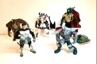 絕版 Superman DOOMSDAY,DAEMONITE,TEENAGE SHREDDER,SPAWN PILOT,Wildcats Helspont figures 5隻