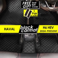 HAVAL H6 2024 2025 2025 Premium 6D PU Leather Car Carpet Full Side Protection Car Mat Karpet Kereta