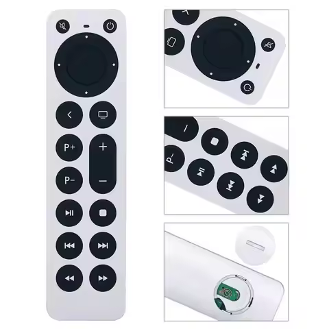 Replacement remote compatible with Apple TV, large button remote suitable for Apple TV remotes and T