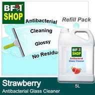 Antibacterial Glass Cleaner (AGC) - Strawberry - 5L Refill Pack Cleaning Glossy No Residue
