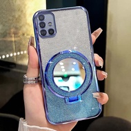 Vrqr cho Samsung Galaxy A21s A31 A51 4G A71 4G M31 M31 Prime M40s M51 4G vỏ điện thoại bột đèn flash