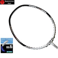 Apacs Lethal 10【Install with String】Yonex BG6 (Original) Badminton Racket -White Blk Matt(1pcs)