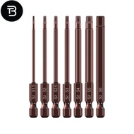 TRB 65mm H1.5-H6 Alloy Steel Magnetic Hex Head Screwdriver Bits Screw Driver Tools