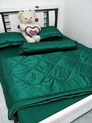Non-silk bedding set 1.6x2m, blanket 1.7x2m, mattress 20-25cm thick