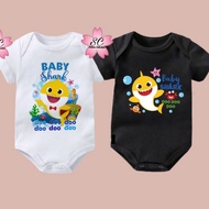KATUN Baby JUMPER BABY SHARK SHARK CARTOON | Baby SHARK KIDS JUMPER | Disney Baby T-Shirts/KIDS T-Shirts/Boys Girls BODYSUIT | Premium Cotton ROMPER