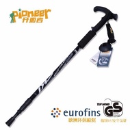 Pioneer Outdoor Alpenstock Ultralight Hiking Walking Stick Walking Stick for the ElderlyTHandle Telescopic Walking Stick