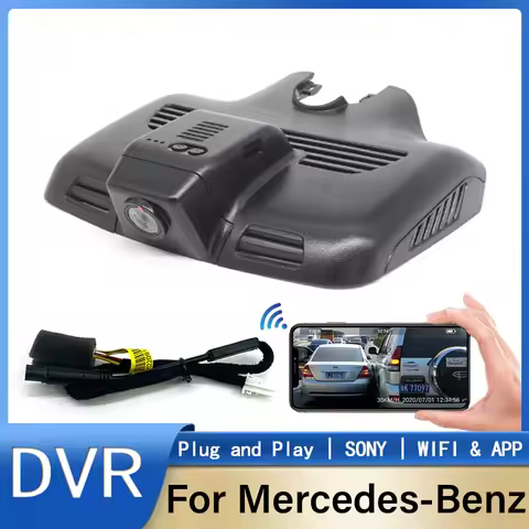 Dash Cam For Mercedes-Benz C Class C300 GLC 220d x253 C260 w205 2015~ 2019 Plug and play Car DVR Wif