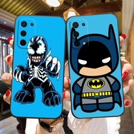 Cartoon Venom Spiderman Batman Soft Black Silicon TPU Cell Phone Case For OPPO A96 RENO 10 8 7 6 5 4 6.6 X T Z F21 X2 Find X3 Pro Plus Zoom Lite 5G