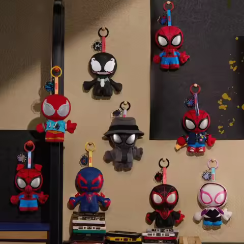 Genuine Spider-Man Spider Sense Series Blind Box Keychain Gift Toys Collectible Figurine E-Sports De
