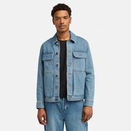Timberland Men's Denim Trucker Jacket with Refibra™ Technology