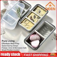 Silicone Food Storage Containers Portable Lunch Boxbento for Kids & Oven Safe (-40 C~230 C) BPA-Free
