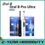 Oral B Pro Ultra Electric Toothbrush Pro 4 Pressure Sensor 48,800 Strokes/Min 2 Min Timer 30s Remind