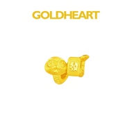 Goldheart 999 Gold Fortune Tile Charm