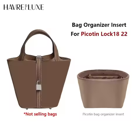 Bag organizer insert stereoscopic nylon material suitable for Picotin 18 22 storage bag modification