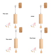 Chord Wind Chimes Japanese Hand-Cranked Wind Chimes Vintage Bamboo Sound Healing Bamboo Wind Chimes