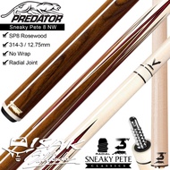PREDATOR SP8 CLASSIC NW ROSEWOOD CUE | RADIAL SNEAKY PETE STICK POOL