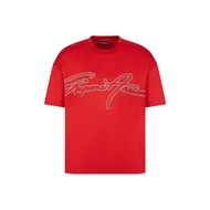 EMPORIO ARMANI T Shirt Mens Red 3R1TV21-JUVZ-0261