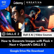 Video Course- How to Generate Images with Flask + Next + OpenAI’s DALL-E 2 | Learn Dall E, DallE, Da