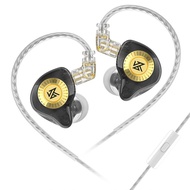 KZ EDX ULTRA BASSHEAD EARPHONE WITH MIC - HITAM - HITAM