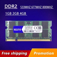 Sale DDR2 1gb 2gb 4gb 667 800 533 667mhz 800mhz PC2-5300S PC2-6400S 2g 4g sodimm sdram Memory Ram Me